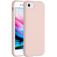 Accezz Liquid Silicone Backcover iPhone SE (2022 / 2020) / 8 / 7 - Roze