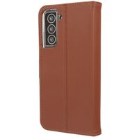 Valenta Leather Bookcase Samsung Galaxy S21 - Bruin