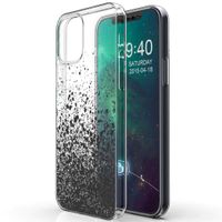 iMoshion Design hoesje iPhone 12 (Pro) - Spetters - Zwart