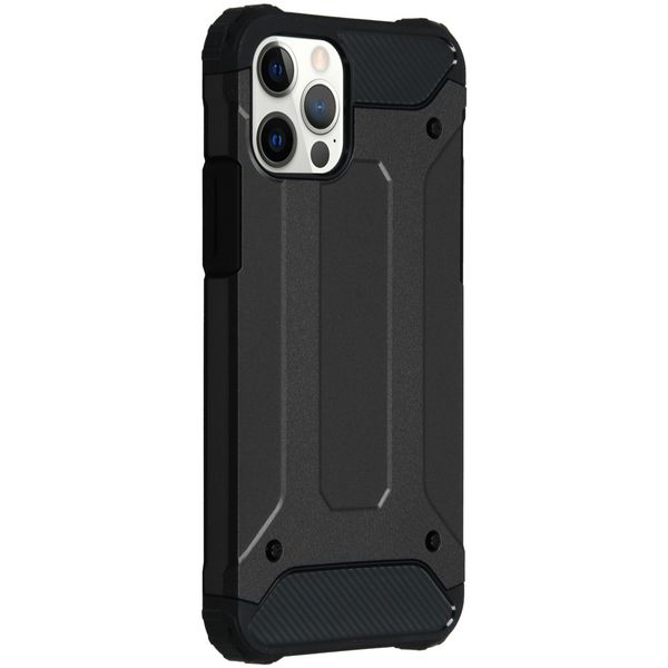 iMoshion Rugged Xtreme Backcover iPhone 12 (Pro) - Zwart