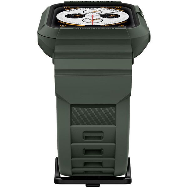 Spigen Rugged Armor™ Pro Case Apple Watch 40 mm - Groen