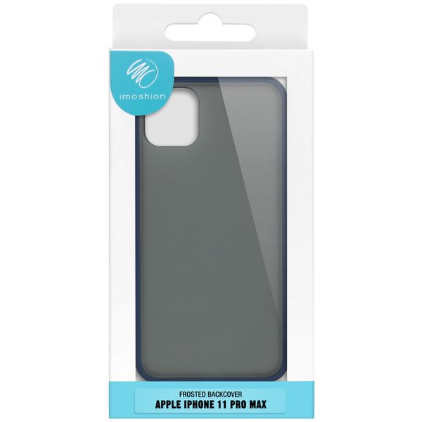 iMoshion Frosted Backcover iPhone 11 Pro Max - Blauw