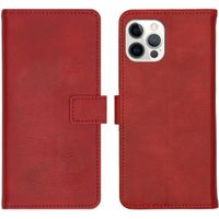 iMoshion Luxe Bookcase iPhone 12 (Pro) - Rood