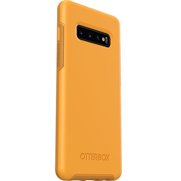 OtterBox Symmetry Backcover Samsung Galaxy S10 Plus - Geel