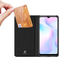 Dux Ducis Slim Softcase Bookcase Xiaomi Redmi 9A - Zwart