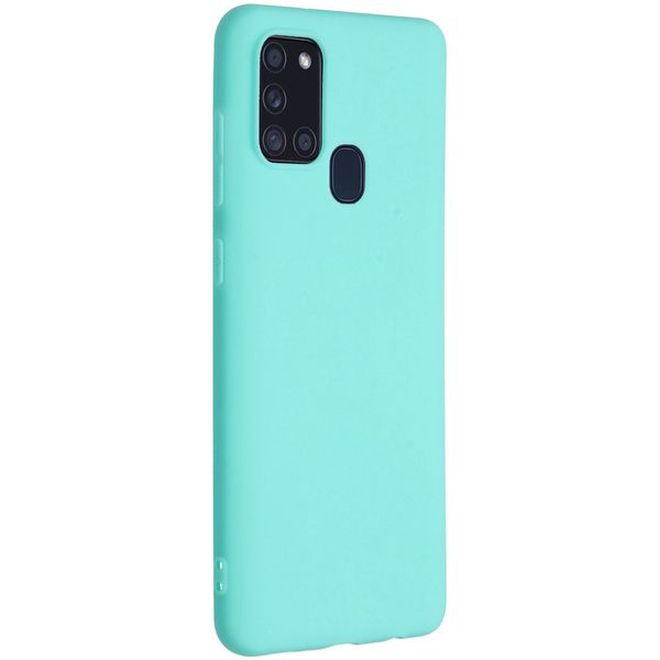 iMoshion Color Backcover Samsung Galaxy A21s - Mintgroen