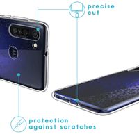 iMoshion Design hoesje Motorola Moto G8 Power - Spetters - Zwart