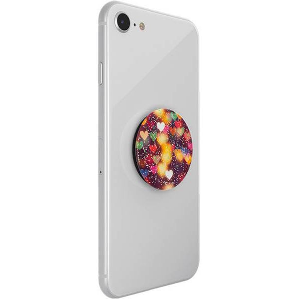 PopSockets PopGrip - Glitter Bokeh Hearts