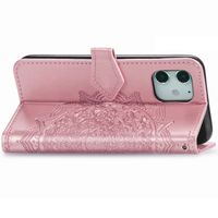 Mandala Bookcase iPhone 12 Mini - Rosé Goud