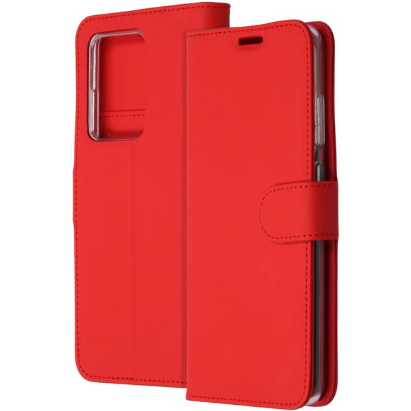 Accezz Wallet Softcase Bookcase Samsung Galaxy S20 Ultra - Rood