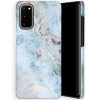 Selencia Maya Fashion Backcover Samsung Galaxy S20 - Marble Blue