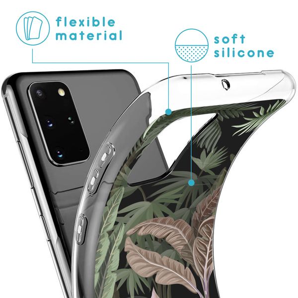 iMoshion Design hoesje Galaxy S20 Plus - Jungle - Groen / Roze