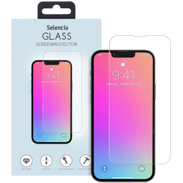 Selencia Gehard Glas Screenprotector iPhone 13 / 13 Pro / 14