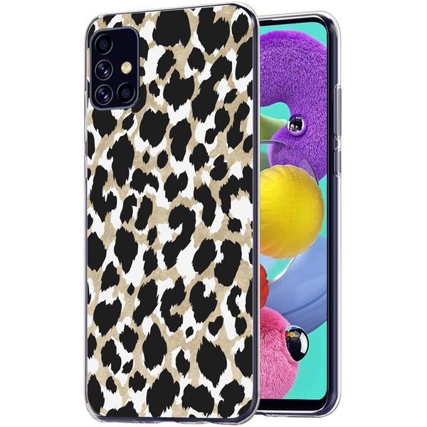 iMoshion Design hoesje Samsung Galaxy A51 - Luipaard / Zwart