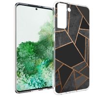 iMoshion Design hoesje Samsung Galaxy S21 Plus - Grafisch Koper / Zwart