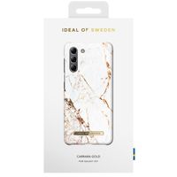 iDeal of Sweden Fashion Backcover Samsung Galaxy S21 - Carrara Gold