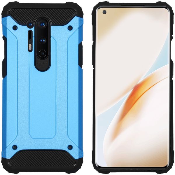 iMoshion Rugged Xtreme Backcover OnePlus 8 Pro - Lichtblauw