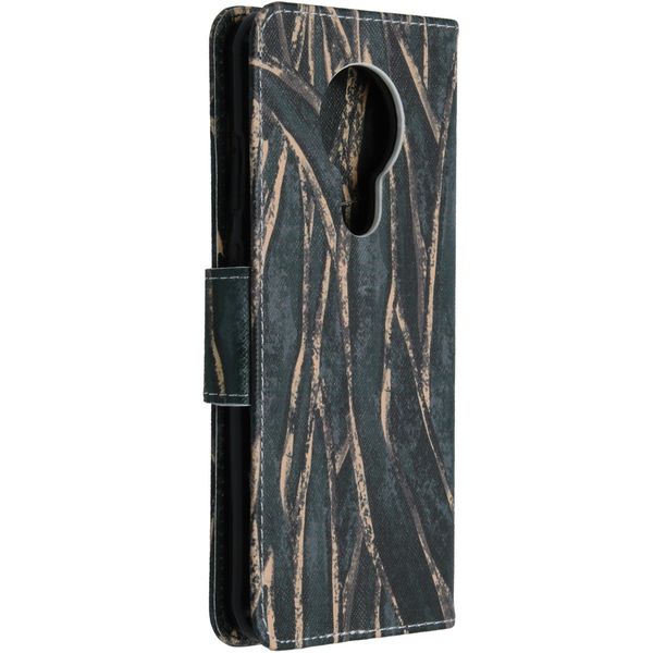 Design Softcase Bookcase Nokia 5.3 - Wild Bladeren