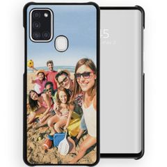 Ontwerp je eigen Samsung Galaxy A21s hardcase hoesje - Zwart