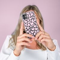 iMoshion Design hoesje Samsung Galaxy A41 - Hartjes - Roze