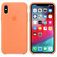 Apple Silicone Backcover iPhone Xs / X - Papaya