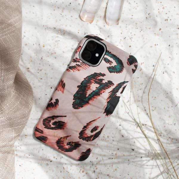 Selencia Maya Fashion Backcover iPhone Xs / X - Pink Panther