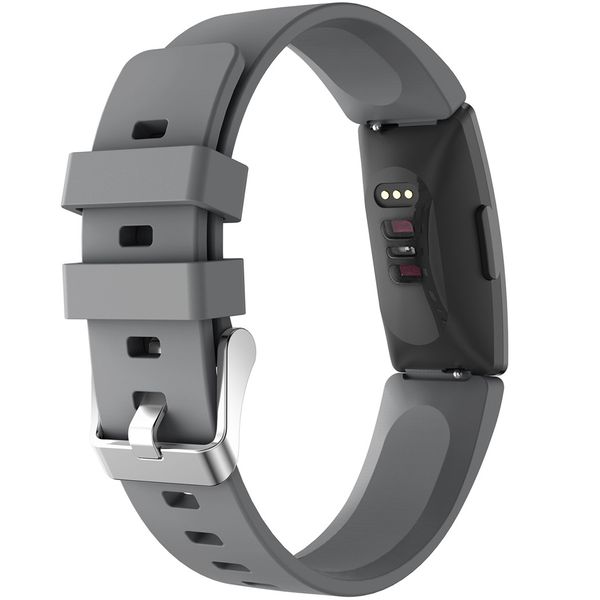 iMoshion Siliconen bandje Fitbit Inspire - Grijs