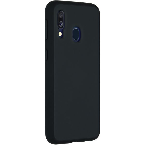 iMoshion Frosted Backcover Samsung Galaxy A40 - Zwart