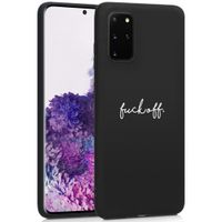 iMoshion Design hoesje Samsung Galaxy S20 Plus - Fuck Off - Zwart