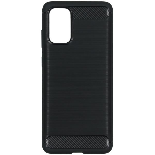 Brushed Backcover Samsung Galaxy S20 Plus - Zwart