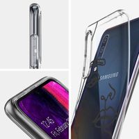 iMoshion Design hoesje Galaxy A50 / A30s - Abstract Gezicht - Zwart