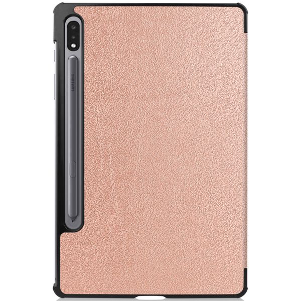 iMoshion Trifold Bookcase Samsung Galaxy Tab S8 / S7 - Rosé Goud