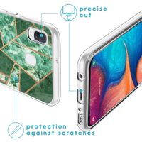 iMoshion Design hoesje Samsung Galaxy A20e - Grafisch Koper / Groen