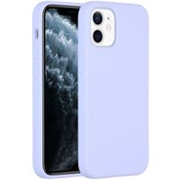 Accezz Liquid Silicone Backcover iPhone 12 Mini - Paars