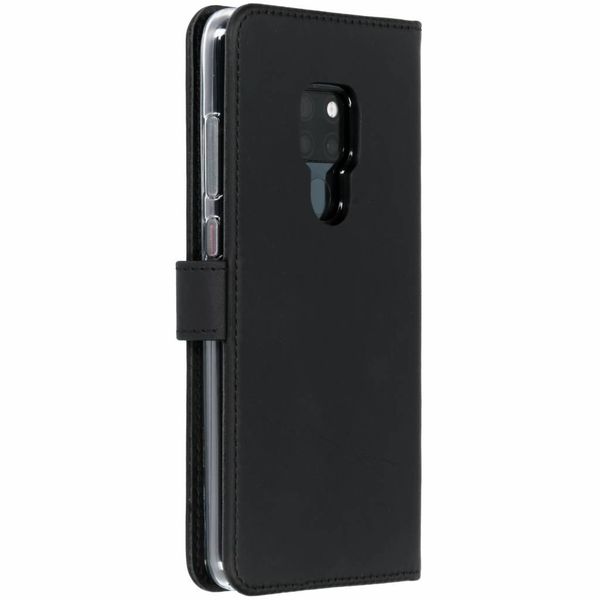 Selencia Echt Lederen Bookcase Huawei Mate 20