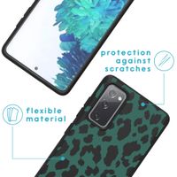 iMoshion Design hoesje Galaxy S20 FE - Luipaard - Groen / Zwart