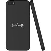 iMoshion Design hoesje iPhone 5 / 5s / SE - Fuck Off - Zwart