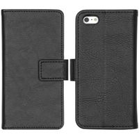 iMoshion Luxe Bookcase iPhone 5 / 5s / SE - Zwart