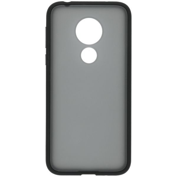 iMoshion Frosted Backcover Motorola Moto G7 Power - Zwart