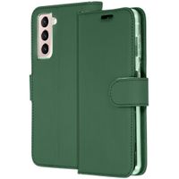 Accezz Wallet Softcase Bookcase Samsung Galaxy S21 - Groen