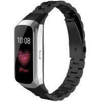 iMoshion Stalen watch bandje Samsung Galaxy Fit - Zwart