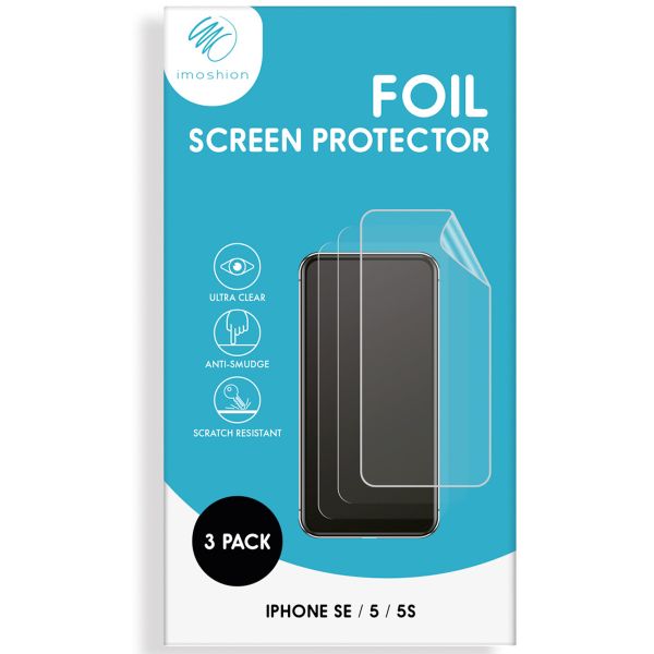 iMoshion Screenprotector Folie 3 pack iPhone SE / 5 / 5s