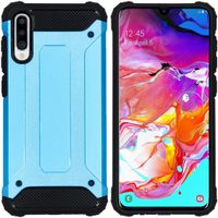 iMoshion Rugged Xtreme Backcover Samsung Galaxy A70 - Lichtblauw