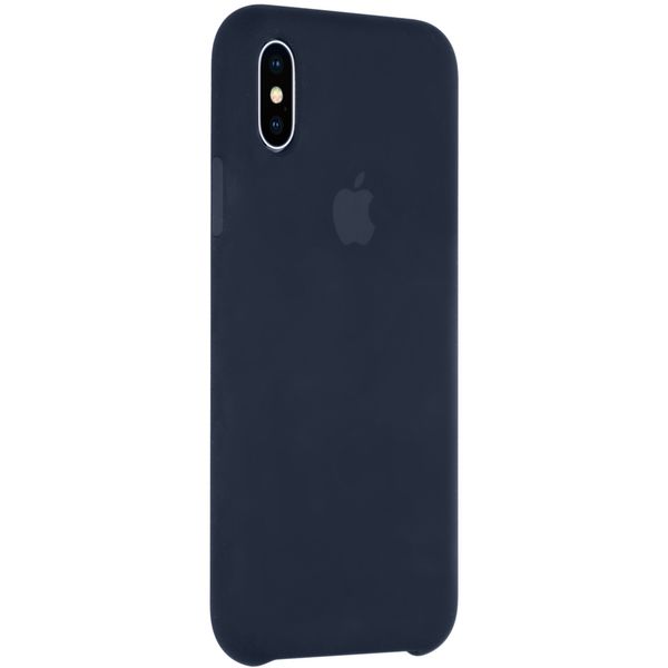 Apple Silicone Backcover iPhone X - Midnight Blue