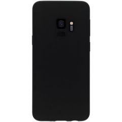 Accezz Liquid Silicone Backcover Samsung Galaxy S9 - Zwart