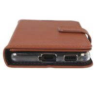 Valenta Leather Bookcase Samsung Galaxy S21 - Bruin