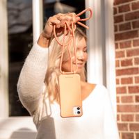 iMoshion Color Backcover met afneembaar koord iPhone Xr - Peach