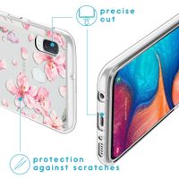 iMoshion Design hoesje Samsung Galaxy A20e - Bloem - Roze