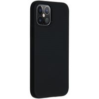 Spigen Liquid Air Backcover iPhone 12 (Pro) - Zwart