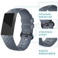 iMoshion Siliconen bandje Fitbit Charge 3 / 4 - Grijs